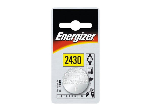 Energizer Batteri Lithium CR2430 2pk Energizer 3V spesialbatteri, 2-pakning